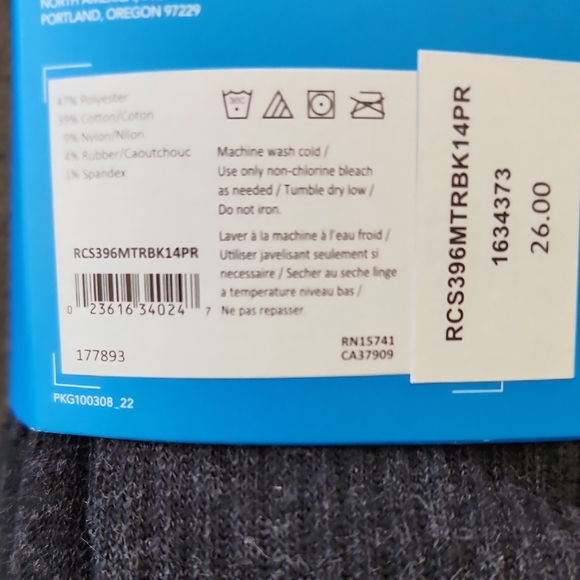 Columbia Men's Gray Socks - 4 Pairs - Picture 3 of 6